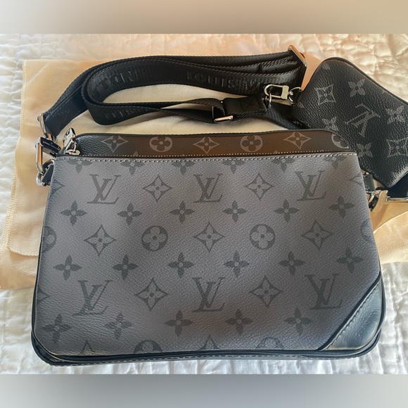 💯 AUTHENTIC Louis Vuitton Trio Messenger - Picture 6 of 7